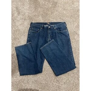 Tommy Bahama Mens Dark Wash Straight Leg 100% Cotton Denim Jeans 40x32